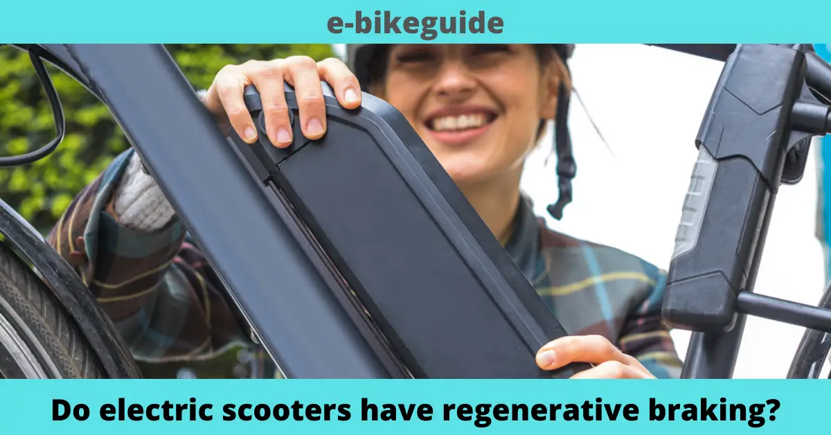 Do electric scooters have regenerative braking?