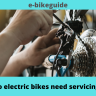 Do electric bikes need servicing?