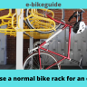 Can I use a normal bike rack for an e-bike?