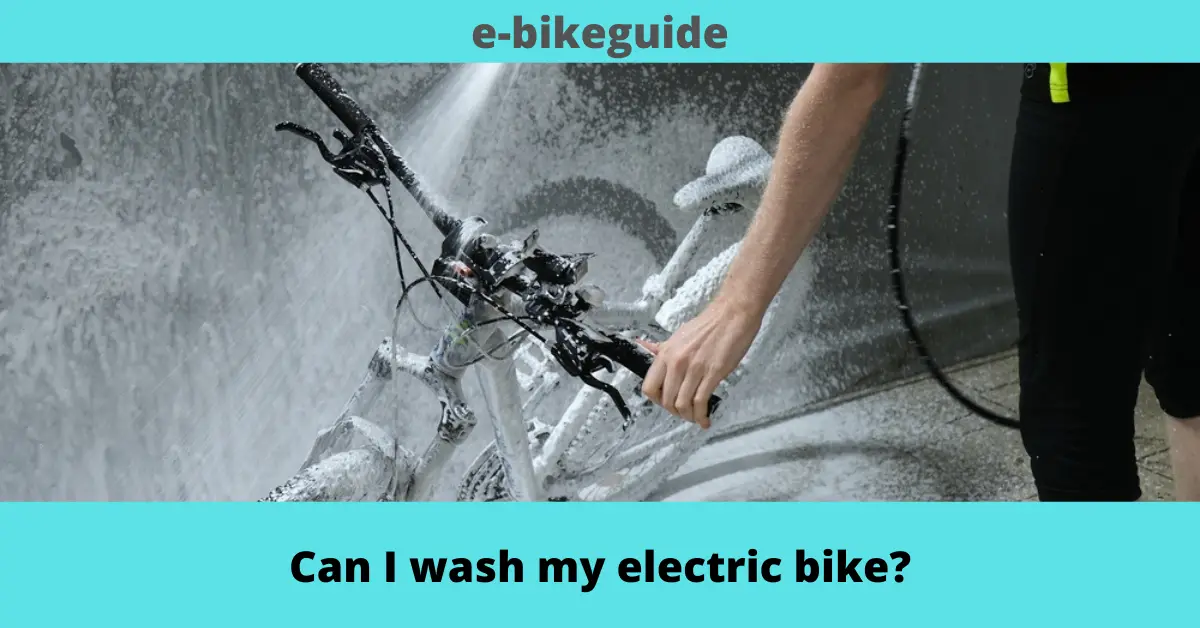 Can I wash my electric bike?