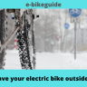 Can you leave your electric bike outside in winter?