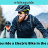 Can you ride a Electric Bike in the snow?