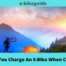 How Do You Charge An E-Bike When Camping? 