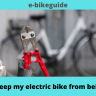 How do I keep my electric bike from being stolen?