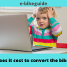 How much does it cost to convert the bike to electric?