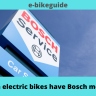 Which electric bikes have Bosch motors?