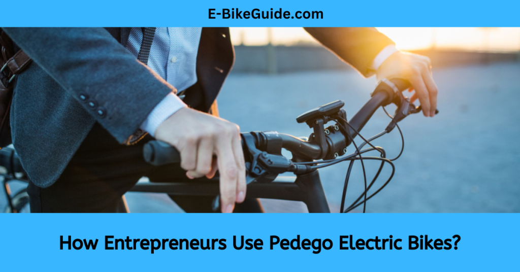 How Entrepreneurs Use Pedego Electric Bikes?