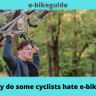 Why do some cyclists hate e-bikes?