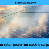 Can you solar power an electric cargo bike?