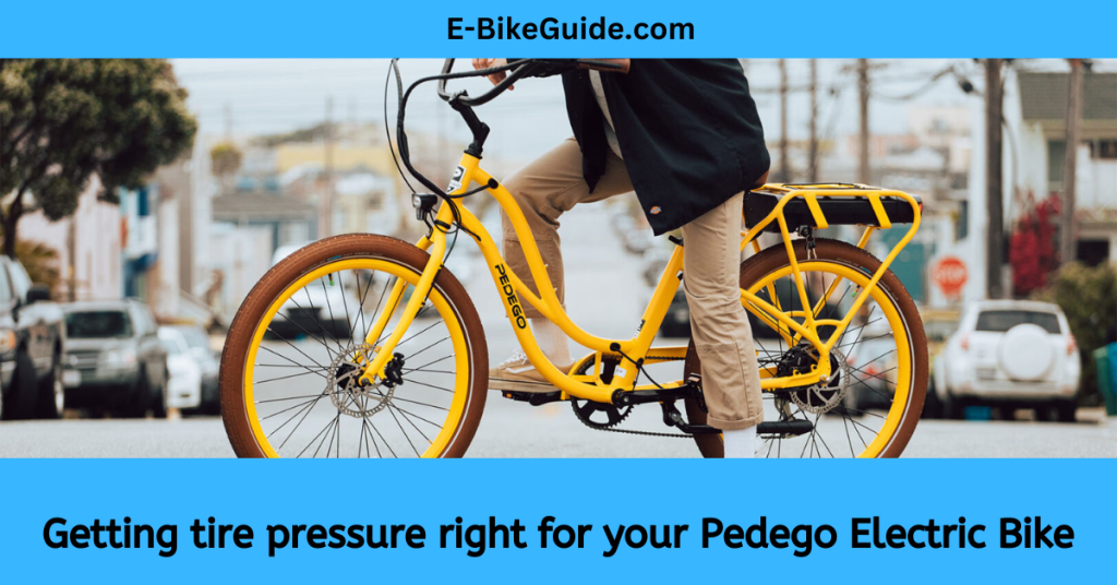 Getting tire pressure right for your Pedego Electric Bike