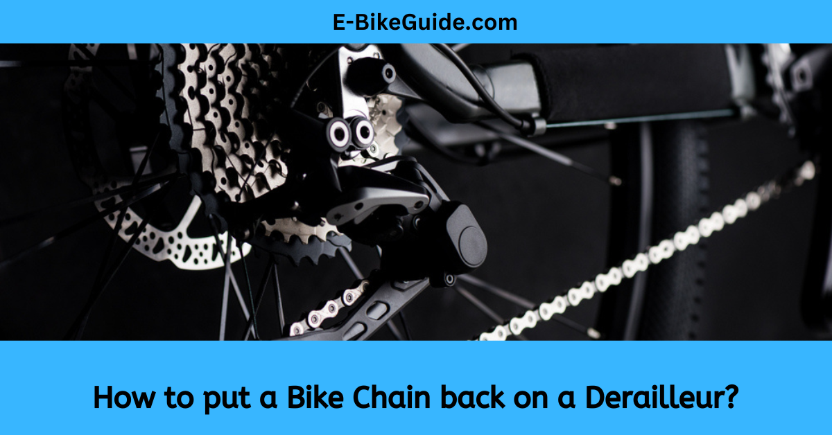 How to put a Bike Chain back on a Derailleur?
