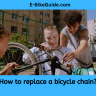 How to replace a bicycle chain?
